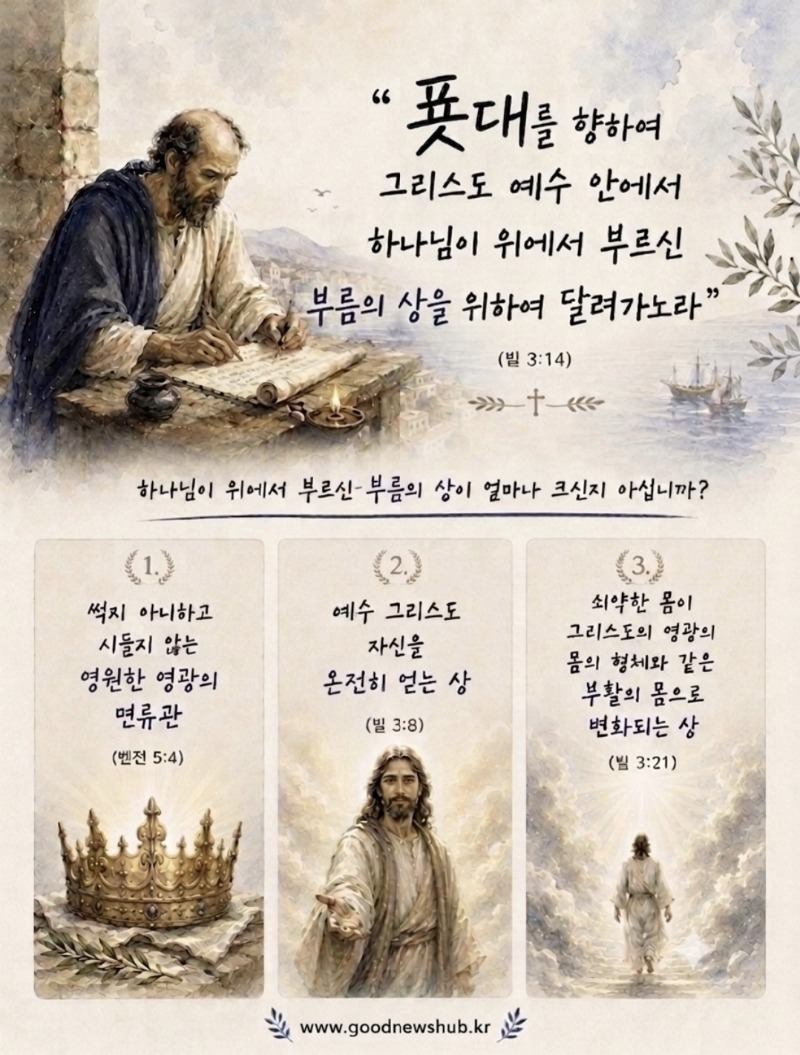 푯대를 향하여 : 3가지 부르심의 엄청난 상들!